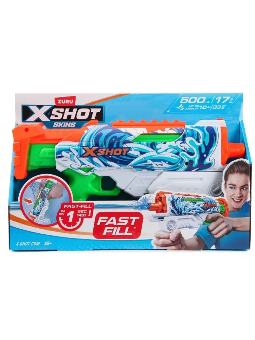 Водный бластер водяной пистолет Зуру X-Shot Water Hyperload
