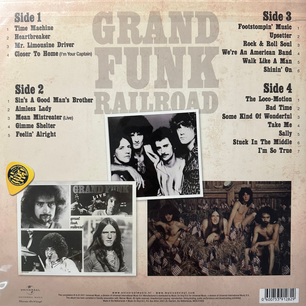 Grand Funk Railroad ‎– Collected 2LP (Голландия 2021г.)