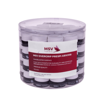 Овергрип MSV Overgrip Prespi Absorb, white,  60шт/уп