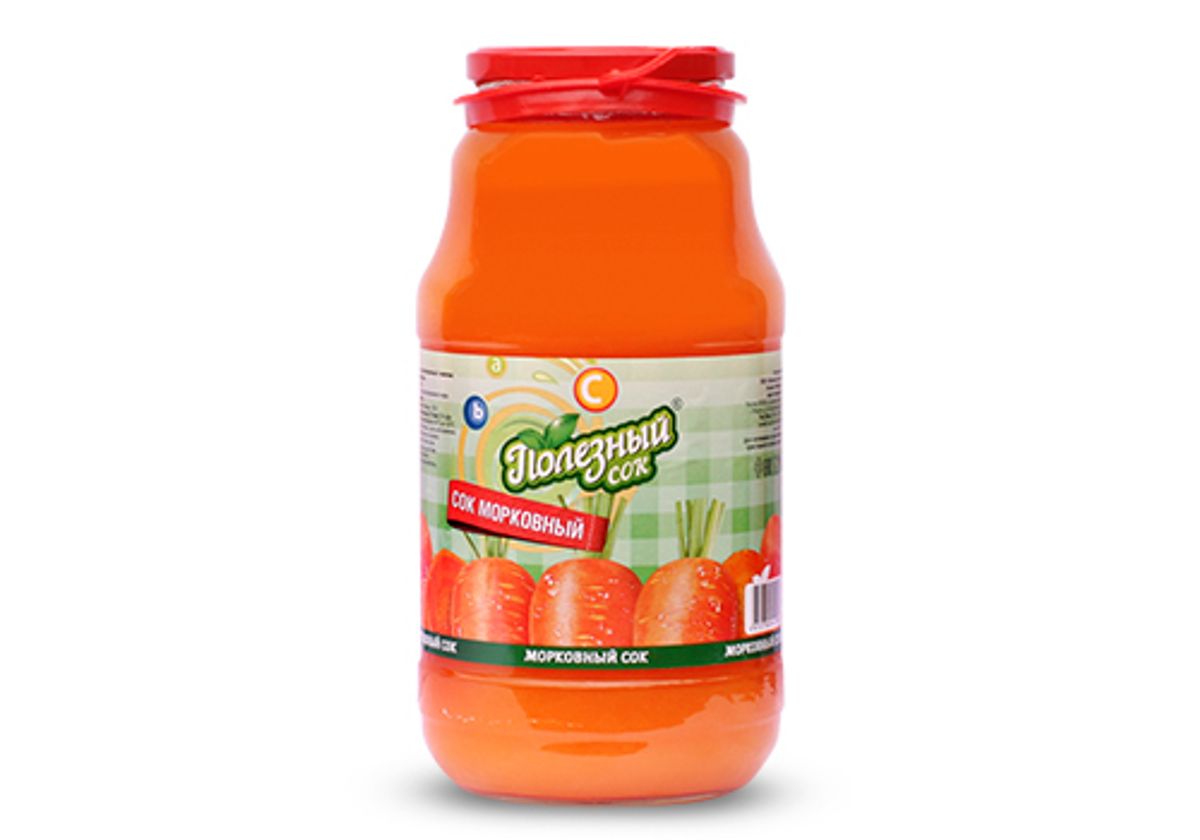 Сок Морковный "Полезный Сок", 1.8л