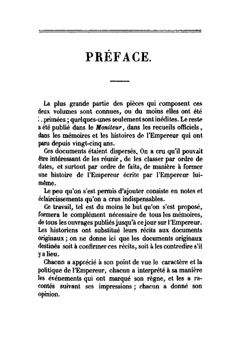 Napoléon: Recueil Par Ordre Chronologique De Ses Lettres, Proclamations, Bulletins, Discours Sur Les Matières Civiles Et Politiques, Etc., Formant Une . Notes Historiques (French Edition). Volume 1 | Napoleon I