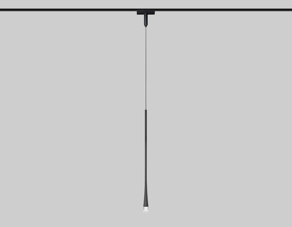 Светильник светодиодный трековый для шинопровода Magnetic Ultra Slim GV1637 BK черны IP20 6W 4200K 48V 38° D36*1500