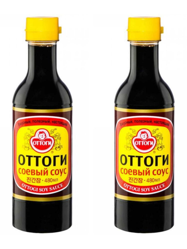 Соевый соус Ottogi 480 мл, 2 шт