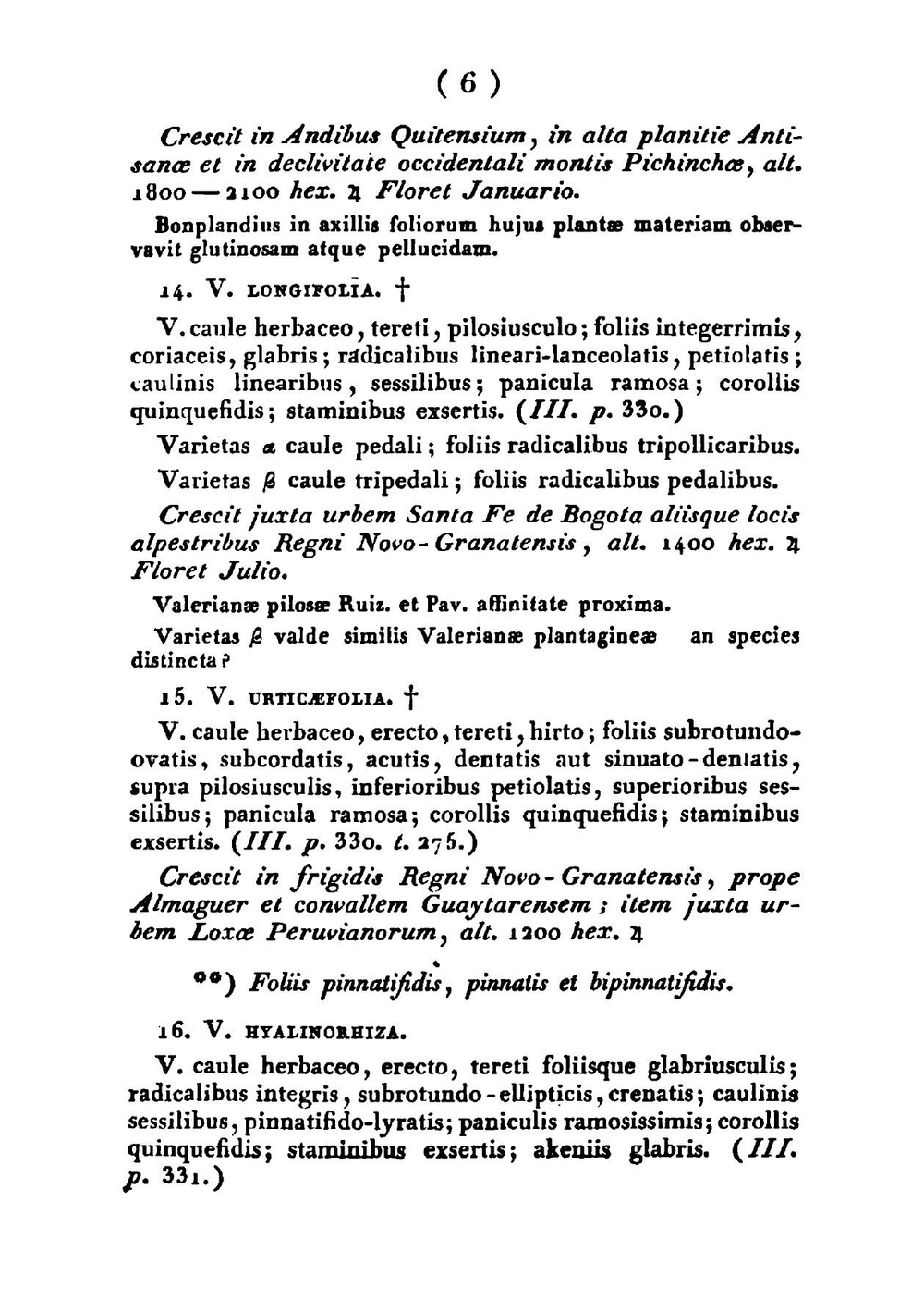 Synopsis Plantarum: Quas in Itinere Ad Plagam Aequinoctialem Orbis Novi | Alexander von Humboldt