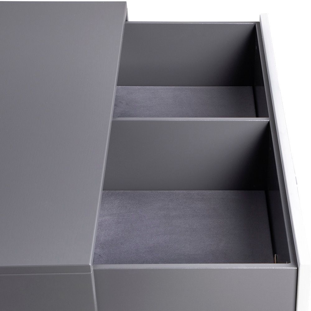 Комод Яблоко Евы с 3 ящиками Грей