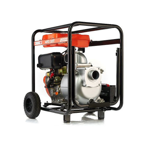 Мотопомпа дизельная для сильно загрязненных вод Meran MPD301T