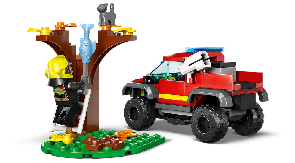 Конструктор Lego City 60393 Спасательная пожарная машина 4x4