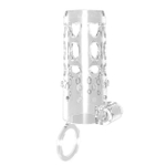 Стимулирующая вибро-насадка на пенис подхватом мошонки Vibrating Sleeve Enhancer, прозрачный (Цвет: прозрачный)