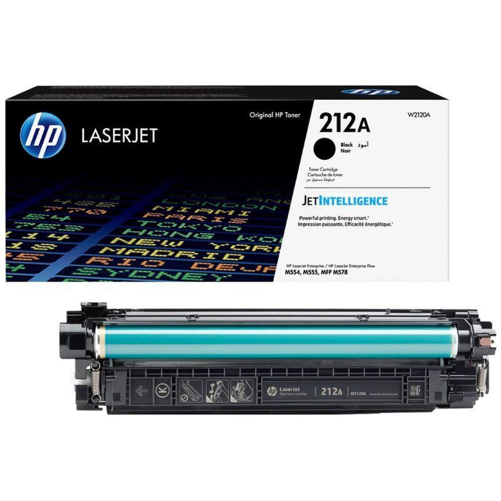 Картридж HP W2120A (212A) для M554/M555/M578 черный (5500 стр)