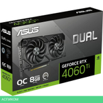 Видеокарта ASUS Dual GeForce RTX 4060 Ti Evo OC Edition 8GB GDDR6 DUAL-RTX4060TI-O8G-EVO (90YV0J49-M0NA00)