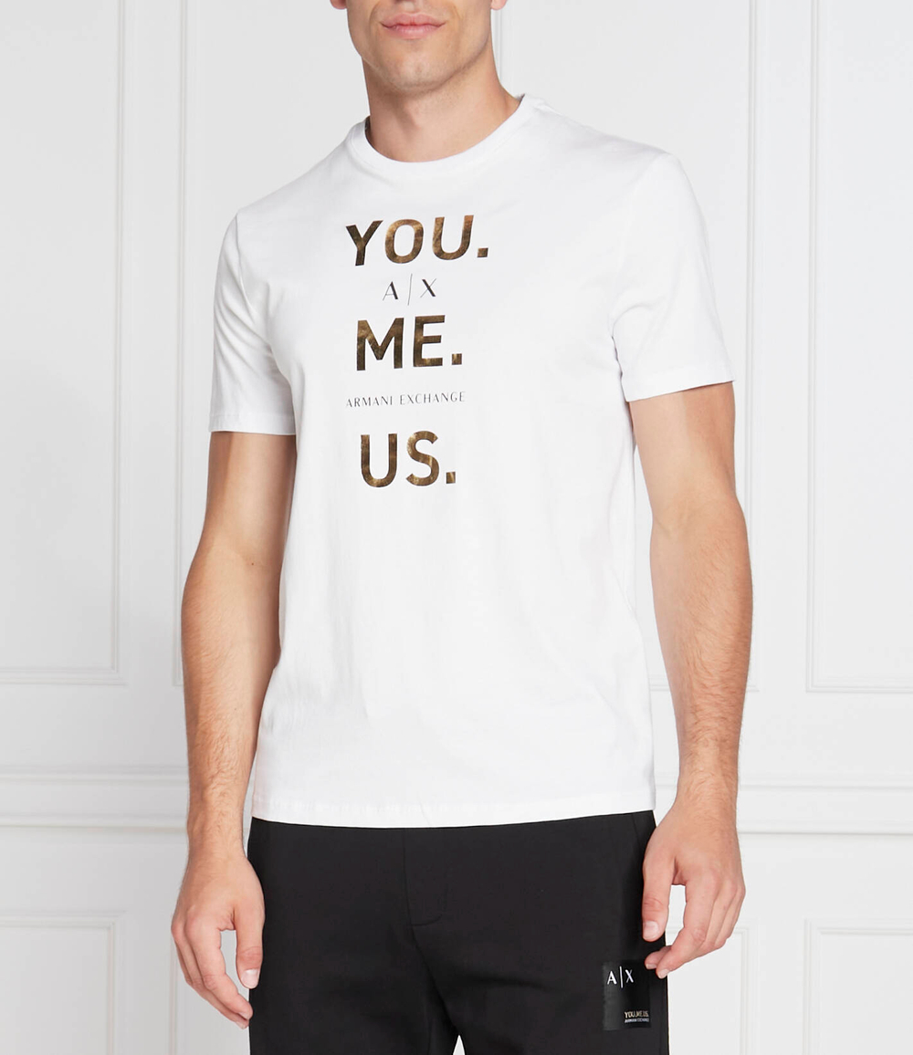 футболка Armani Exchange - белый(6LZTAX ZJFCZ)