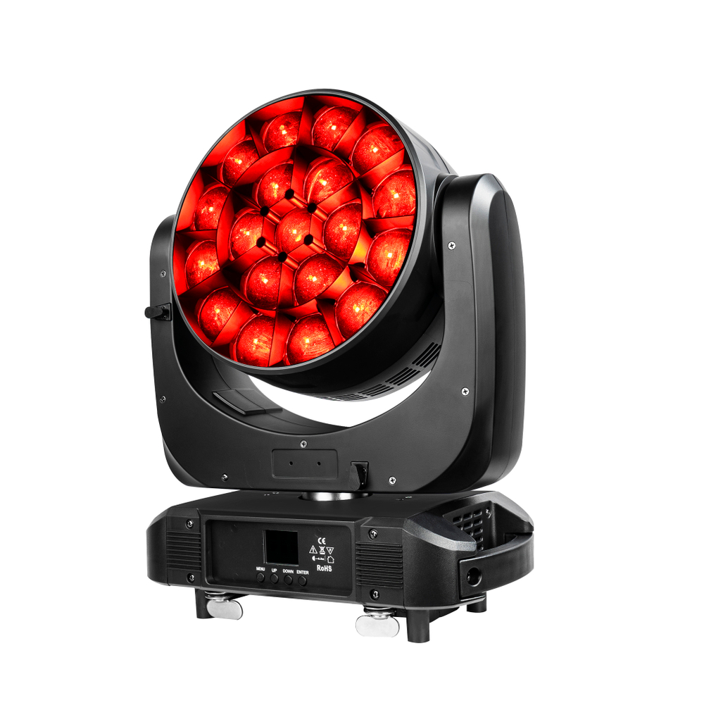 Голова полного вращения 19x40W Wash Zoom Moving Head
