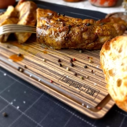 Доска для сервировки 21х37см ComposeEat Fashion зебрано натуральный