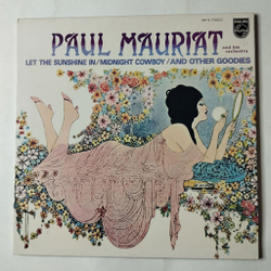 Винтажная виниловая пластинка LP Paul Mauriat Поль Мориа And His Orchestra Let The Sunshine In Midnight Cowboy (Japan 1970) (No Obi)
