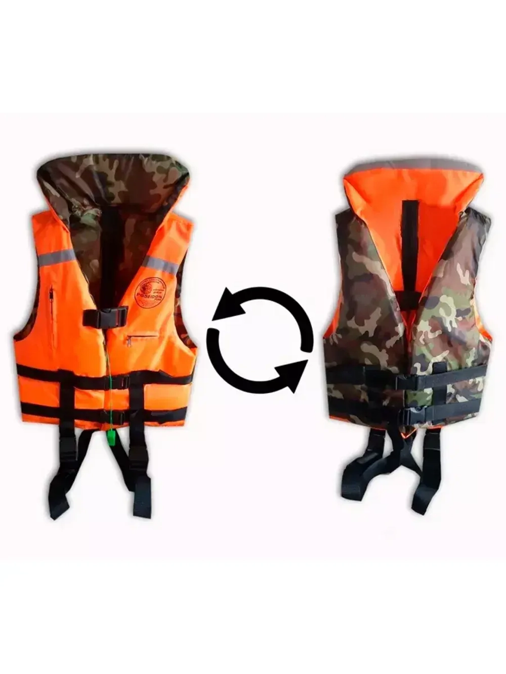 Жилет спасательный двухсторонний (до 150кг) POS-150