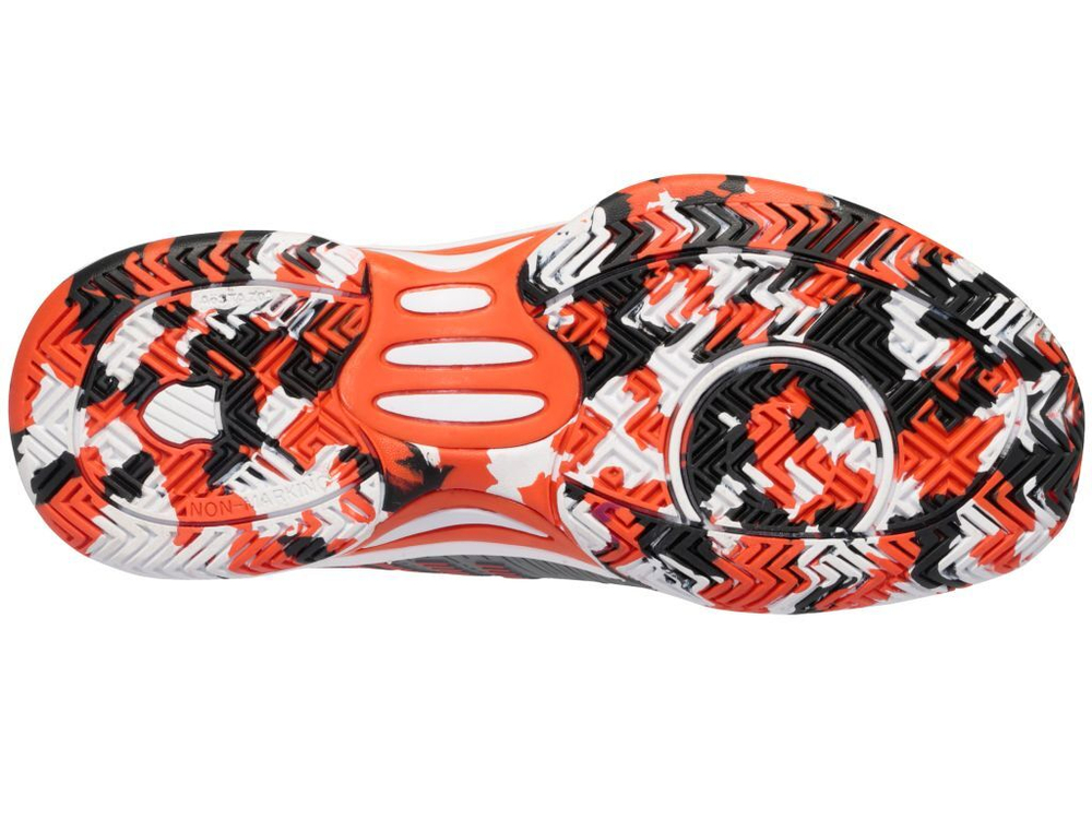 детские Кроссовки теннисные K-Swiss Hypercourt Express 2 Junior - steel gray/jet black/spicy orange