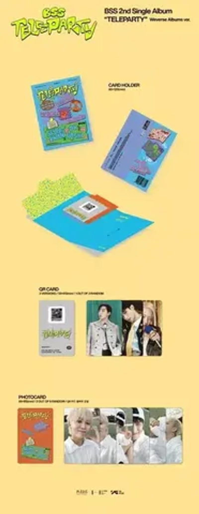 Альбом BSS Seventeen Booseoksoon - Teleparty [Weverse Albums ver.]