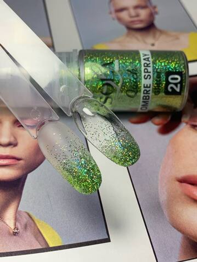 Sola Quick Ombre Dry Spray 20 Glitter - Сухой Спрей-омбре для градиента, 10мл