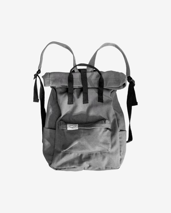 Рюкзак Хлопковый светло-серый - фото 1