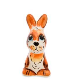 ГЛ- 807 Фигурка «Заяц» цв. (Гжельский фарфор)