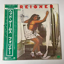 Винтажная виниловая пластинка LP Foreigner Head Games (Japan 1979) (Obi) Love On The Telephone