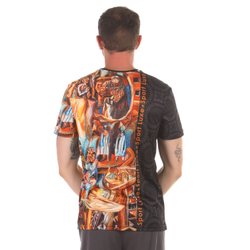 Мужская футболка с разноцветным принтом Sesmik by Vlad Sedov VS002/VS0056