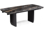 Керамический стол Woodville Маре 200(260)х100х77 neodom titanium lawa nero, черный