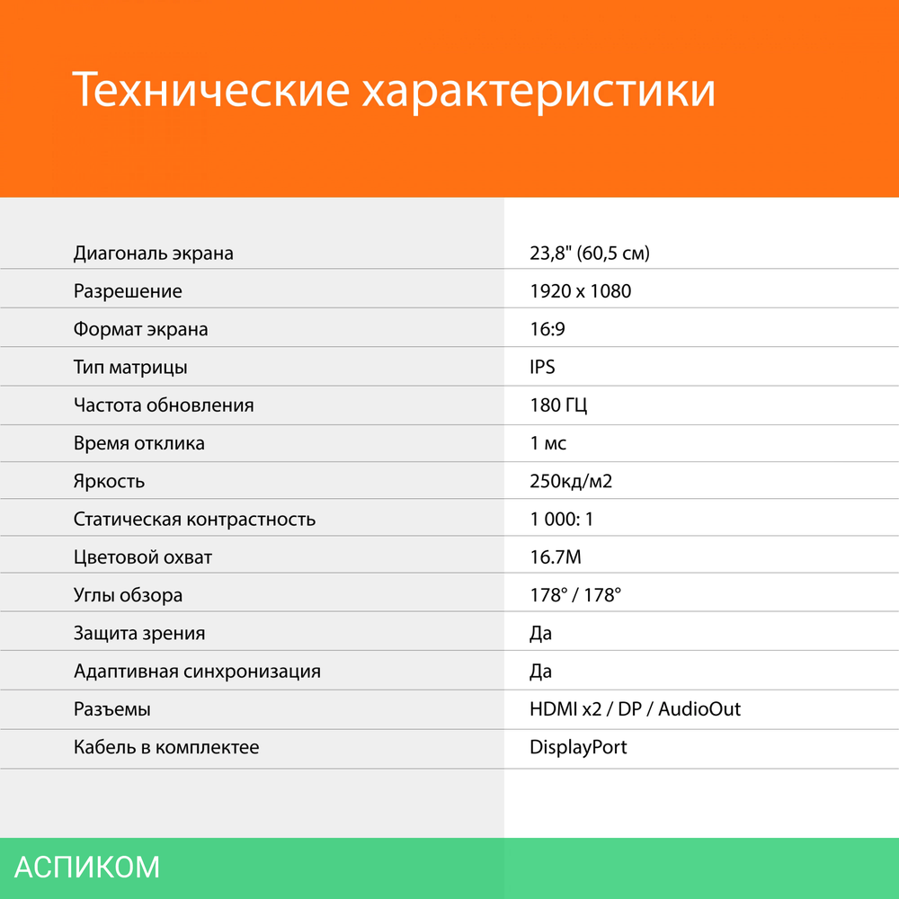Монитор SunWind 23.8" SM-24FI401