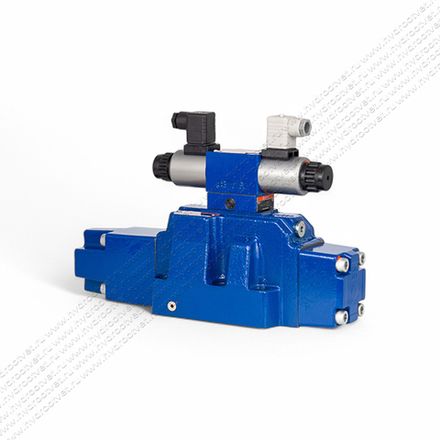 4WRZ25W6-220-7X/6EG24N9ETK4/D3V - Пропорциональный распределитель Ду25 без усилителя, номинальный расход 220 л/мин, схема W6, каналы управления ET - X и Y - внутренние