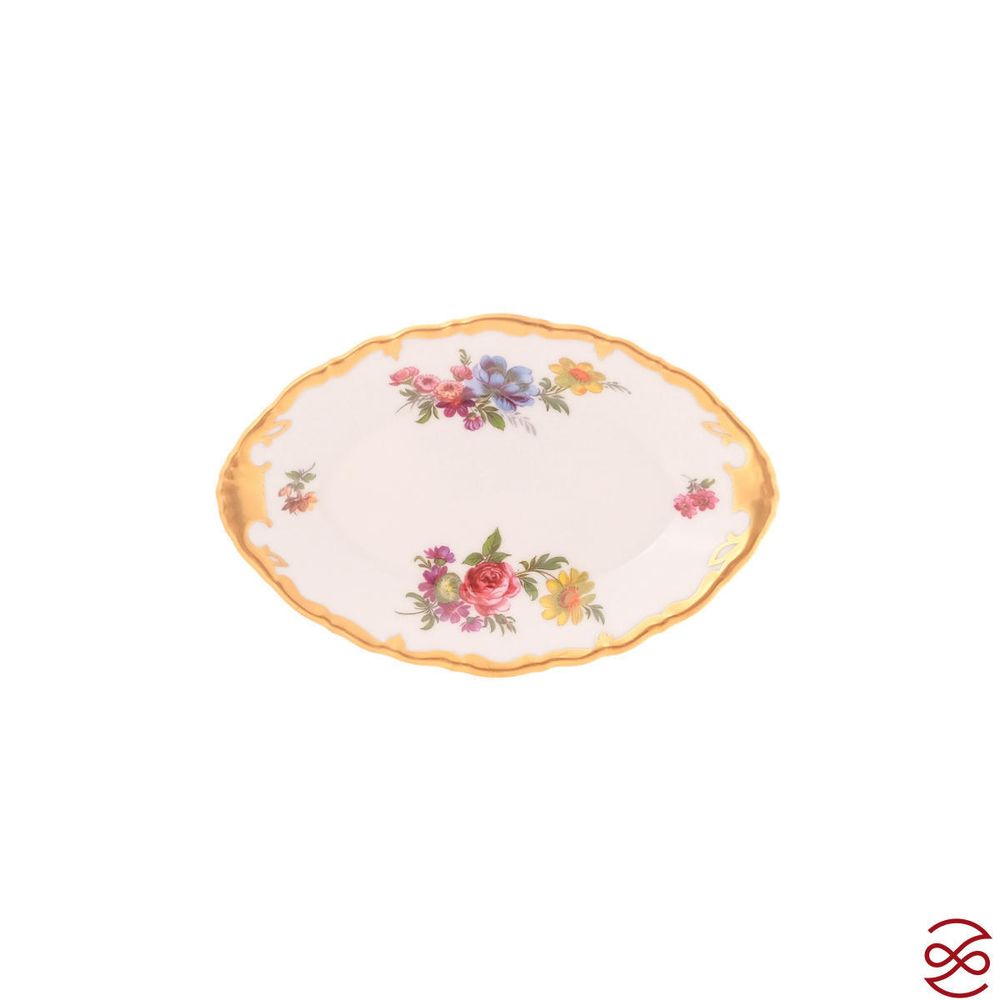 Лимонница Queen's Crown Мейсенский букет 15см