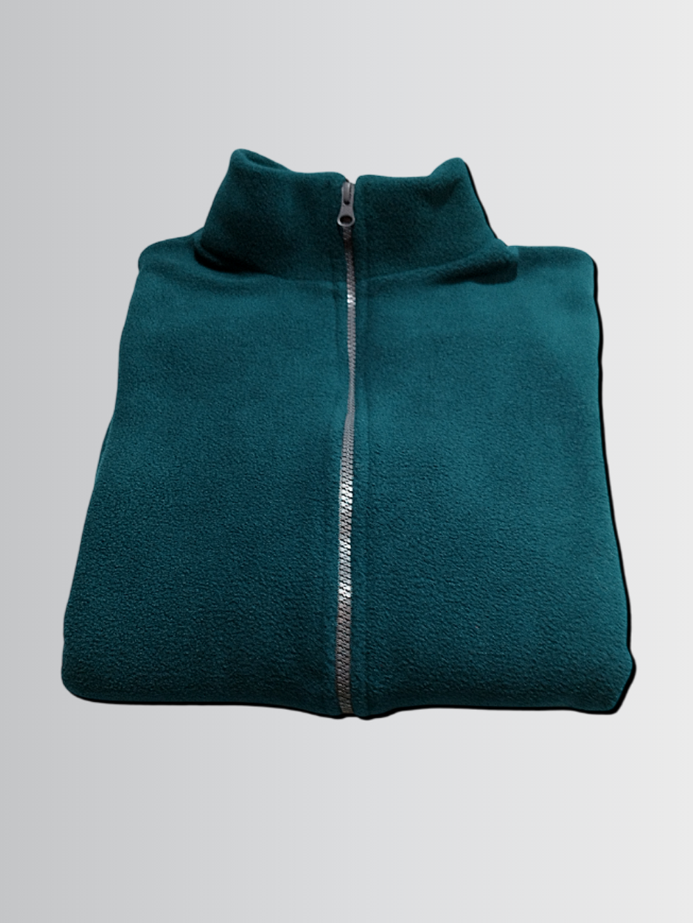 2088 Жакет флисовый ворот стойка на молнии петроль (56)