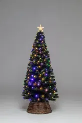 Оптоволоконная елка с LED лампочками Праздничная 270 см., пвх, контроллер (Т2206В-270)