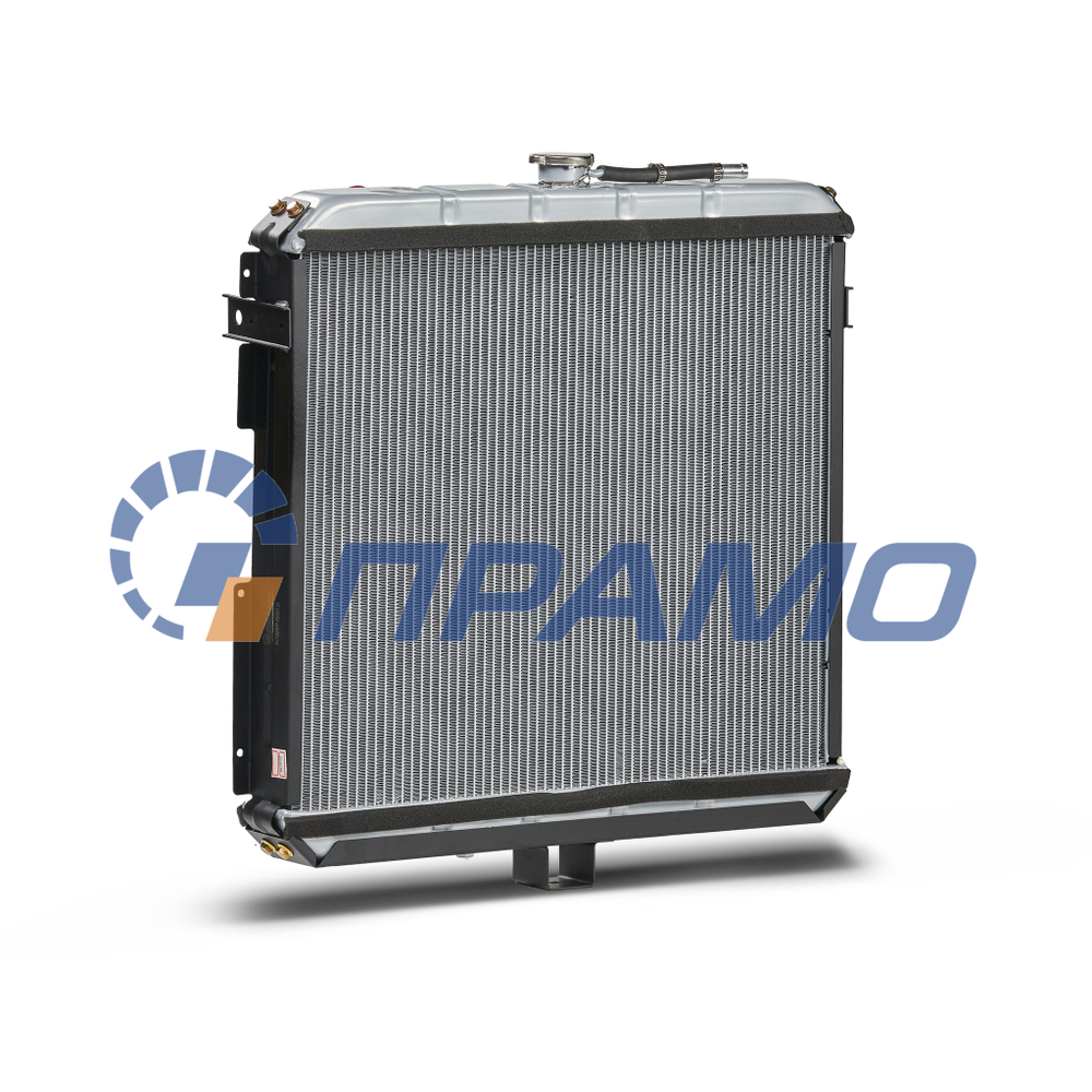 ЛР33104-1301010 (ПРАМО) Радиатор охлаждения для ГАЗ 33104 Валдай ММЗ Д-245 (алюм.)