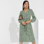 Платье Завладей вниманием (грин, с поясом) Charutti (Акция)