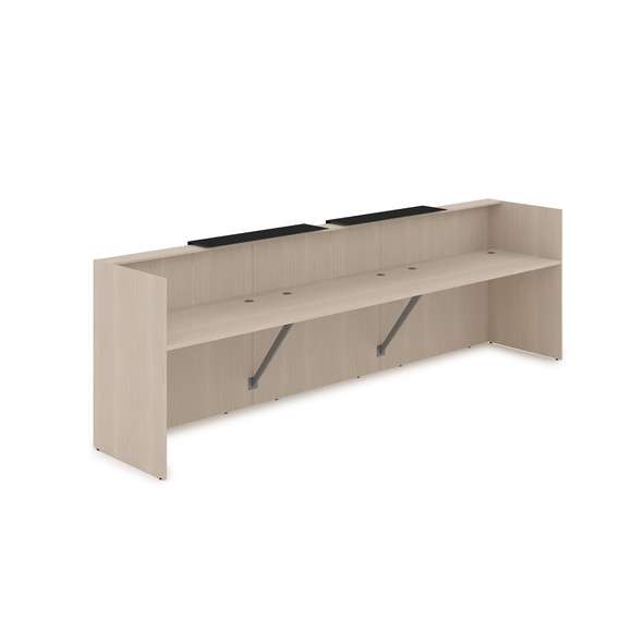 1КР-КЛ.002 Комплект Ресепшн с фартуком HPL (3632*750*1149) (без подсветки)