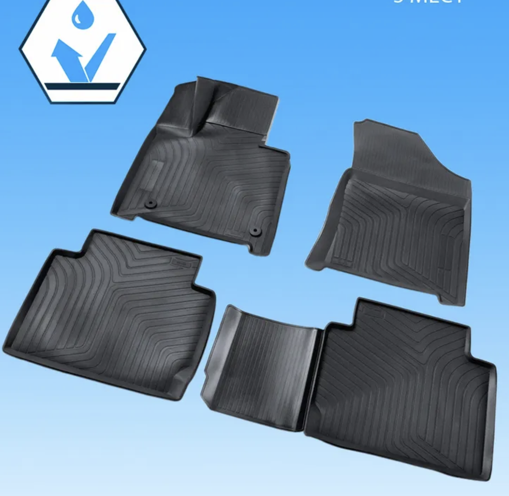 Коврики салона для Hyundai Santa Fe V (MX5) 5 мест 2023-, Rival.12308001