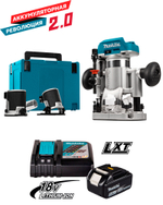 Аккумуляторный фрезер Makita DRT50ZJX2(R)