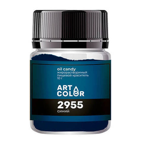 Сухой жирорастворимый краситель, 10 гр. Синий Art Color (Oil Candy)