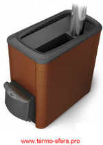 Печь для бани Тунгуска XXL 2013 Inox ДА КТК терракота