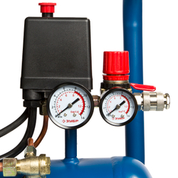 ЗУБР 240 л/мин, 24 л, 1500 Вт, масляный компрессор, Профессионал (ЗКПМ-240-24-1.5)