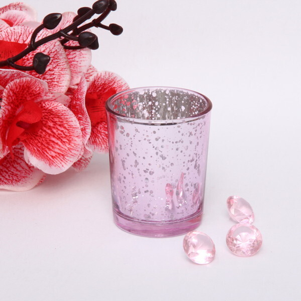 Подсвечник «Fantasy» 5,5*6,7см цвет розовое золото