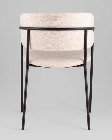 Кресло Нэлли New буклированный велюр бежевый