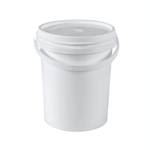 Ведро с герметичной крышкой и ручкой 1,5 л (белое)