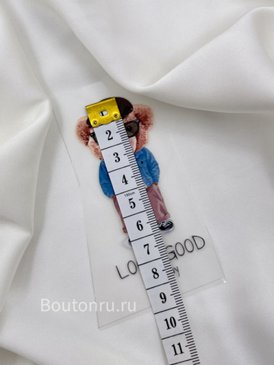 Термонаклейка мишка "Look Good Everyday"