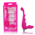 Вагинальный стимулятор с виброрежимом - 17,8 см. (Цвет: розовый)