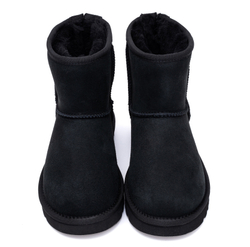 UGG Mens Classic Short Zip II Black