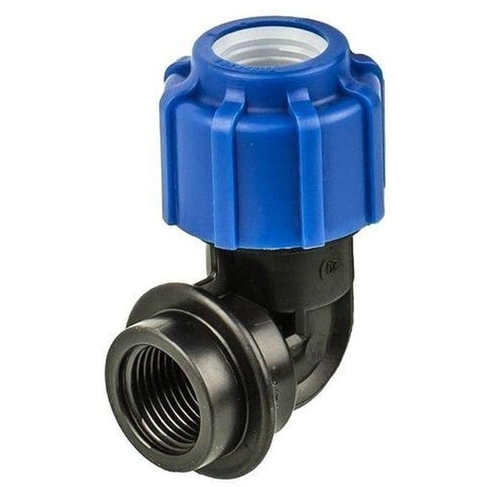 Уголок ПНД РЕ 32*1/2&quot;внутр. резьба
