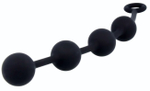 Черная анальная цепочка NEXUS Excite L - 27 см. (Цвет: черный)