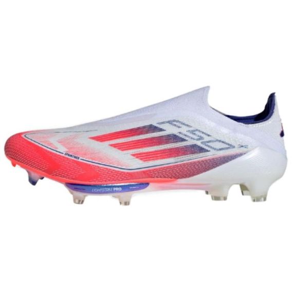 Adidas F50+ Элитные спортивные ботинки Низкие Белые и Красные кроссовки