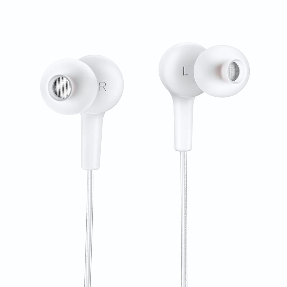 Гарнитура HOCO M78, вакуумные, разъем Jack, кабель 1.2 м White